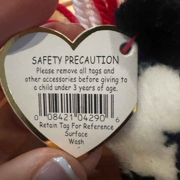 Ty Beanie Babies Left the Donkey 2000 - NWT - Picture 8 of 9